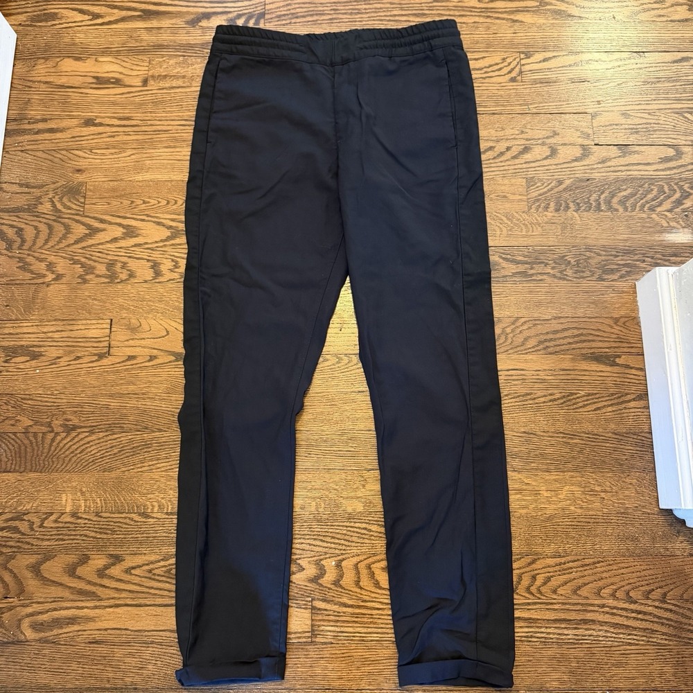 Paul Smith Trousers‎ Men's Size 30 Wool Navy Black Straight Leg Drawstring